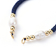 Création de bracelets de corde en nylon tressée X-AJEW-JB00540-04-2