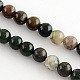 Natural Indian Agate Gemstone Bead Strands G-R201-10mm-1