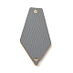 Cravatta pentagonale in acrilico cucita su strass a specchio MACR-G065-07A-01-2