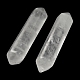 Olycraft 6pcs cristal de quartz naturel pas de perles de troudouble point terminé G-OC0004-04-2