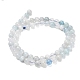 Natürliche Aquamarin Perlen Stränge&nbsp;G-F826-B01-6mm-3