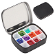 Железная коробка для хранения акварельных красок и лака для ногтей CON-WH0092-39B-1