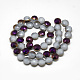 Chapelets de perles en verre électroplaqué EGLA-S170-01-2