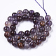 Perles de quartz rutile violet naturel G-R462-049B-2