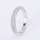 Brass Micro Pave Cubic Zirconia Finger Rings RJEW-E145-19P-19mm-2