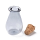 Adorno de botellas de corcho de vidrio AJEW-O032-02B-3