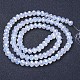 Chapelets de perles en verre électroplaqué EGLA-A034-J8mm-B06-2