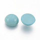 Synthetic Turquoise Flat Back Dome Cabochons X-TURQ-S266-10mm-01-2