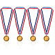 Gomakerer 4 medalla de premio en blanco AJEW-FG0003-04-1
