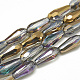 Electroplate Glass Beads Strands EGLA-Q099-C09-1