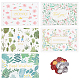 CRASPIRE Envelope and Floral Pattern Thank You Cards Sets DIY-CP0004-97-1