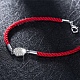 Модные экологически чистые браслеты из латунного шнура BJEW-AA00083-03P-3