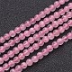 Chapelets de perles en quartz rose naturel GSR4mmC034-3