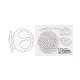 Clear Silicone Stamps and Carbon Steel Cutting Dies Set DIY-F105-05-1
