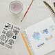 Прозрачные штампы из ПВХ с летней тематикой DIY-WH0631-0479-2