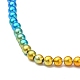 Chapelets de perles en hématite synthétique sans magnétiques G-F740-01A-3