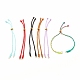 Браслет с плетеным шнуром из нейлоновой нити AJEW-JB01121-1
