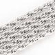 304 cadenas de cuerda con textura de acero inoxidable CHS-Q002-14-1