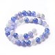 Chapelets de perles d'agate naturelle G-P434-09A-A-1