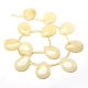 Teardrop Natural Yellow Aventurine Beads Strands G-P063-152-2