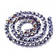 Electroplate Glass Beads EGLA-Q091-14mm-C02-2