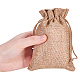 Bolsas de embalaje de arpillera benecreat mochilas de cuerdas ABAG-BC0001-08-14x10-5