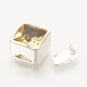 Brass Box Clasps KK-Q739-05S-3