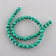 Synthetic Turquoise Round Beads Strands TURQ-O001-8mm-01-2