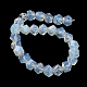Opalite Star Cut Round Beads Strands G-M418-C19-01-4