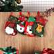 8Pcs Cloth Christmas Stockings Sets JX067A-4