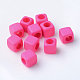 Solid Color Acrylic European Beads SACR-T001-02M-2
