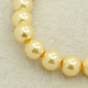 Chapelets de perles en verre nacré HY-12D-B62-1
