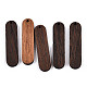 Colgantes de madera de wengué natural WOOD-T023-37-1