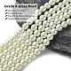 Eco-Friendly Dyed Glass Pearl Round Bead Strands X-HY-A002-8mm-RB011-3