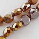 Electroplate Glass Beads Strands EGLA-R032-6mm-04-1