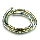Electroplate Non-magnetic Synthetic Hematite Bead Strands G-I208-15-C-1