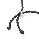 Bracelet cordon polyester tressé AJEW-JB01125-01-3