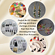 Ph pandahall 2 kit de fabricación de pendientes de colores DIY-PH0009-58-6