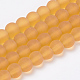Chapelets de perles en verre transparente   GLAA-Q064-12-6mm-1