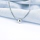 925 подвесные стерлингового серебра ожерелья NJEW-BB48077-A-4