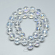 Chapelets de perles en verre électroplaqué EGLA-S137-08-2
