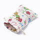 Polycotton(Polyester Cotton) Packing Pouches Drawstring Bags ABAG-T006-A03-4