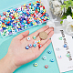 SUPERFINDINGS 320Pcs 8 Colors  Handmade Polymer Clay Beads CLAY-FH0001-17-3