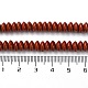 Rosso naturale perline di diaspro fili G-Z030-A26-01-4
