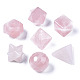 Naturale perle di quarzo rosa G-Q999-002-1