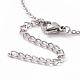 Halskette mit Mondphasenanhänger aus Legierung für Frauen NJEW-G030-04P-3