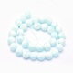 Natürliche Hemimorphit Perlen Stränge G-O166-01-12mm-2