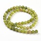 Chapelets de perles de jade naturel G-MSMC007-17-6mm-3