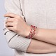 Five Loops Fashion Wrap Bracelets BJEW-JB04595-7
