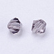 Abalorios de cristal austriaco de imitación SWAR-F022-4x4mm-204-3